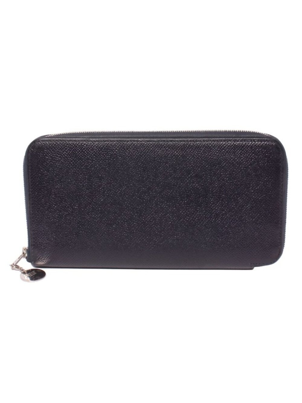 Hermes Zip Around Wallet Silver Azap Silk'in